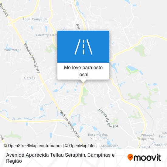 Avenida Aparecida Tellau Seraphin mapa