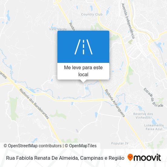 Rua Fabíola Renata De Almeida mapa