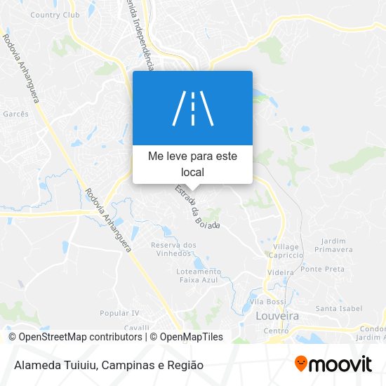 Alameda Tuiuiu mapa