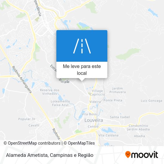 Alameda Ametista mapa