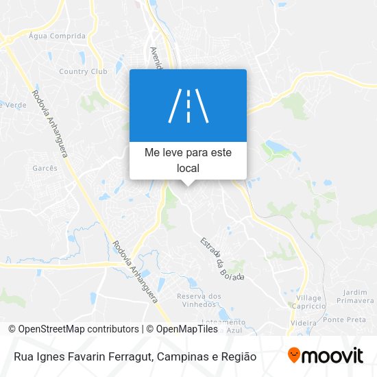 Rua Ignes Favarin Ferragut mapa