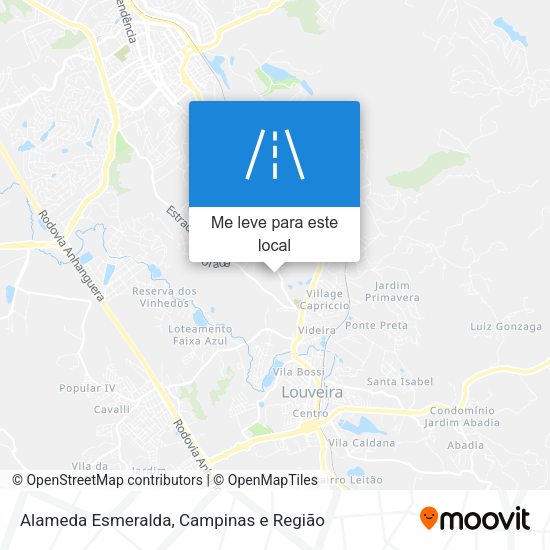 Alameda Esmeralda mapa