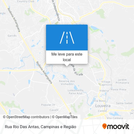 Rua Rio Das Antas mapa