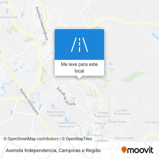 Avenida Independencia mapa