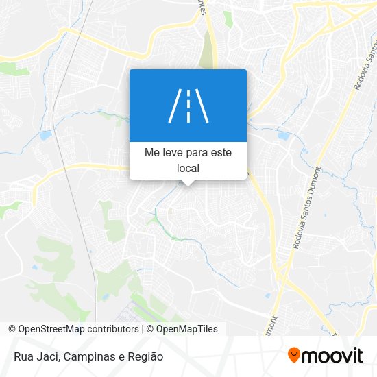 Rua Jaci mapa