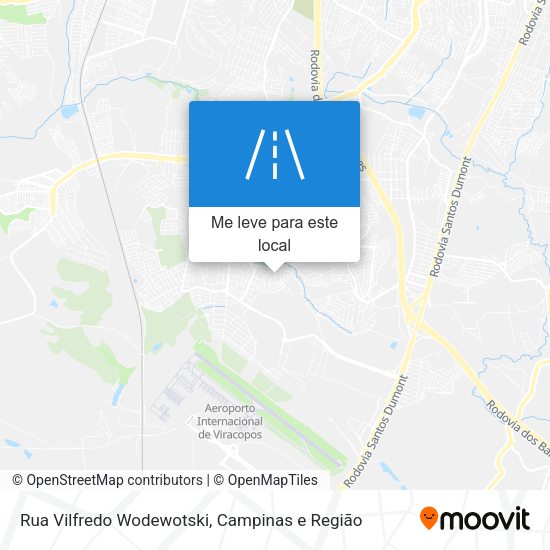 Rua Vilfredo Wodewotski mapa