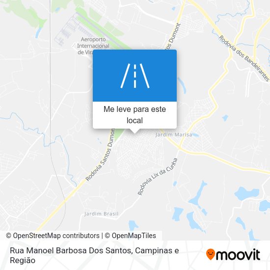 Rua Manoel Barbosa Dos Santos mapa