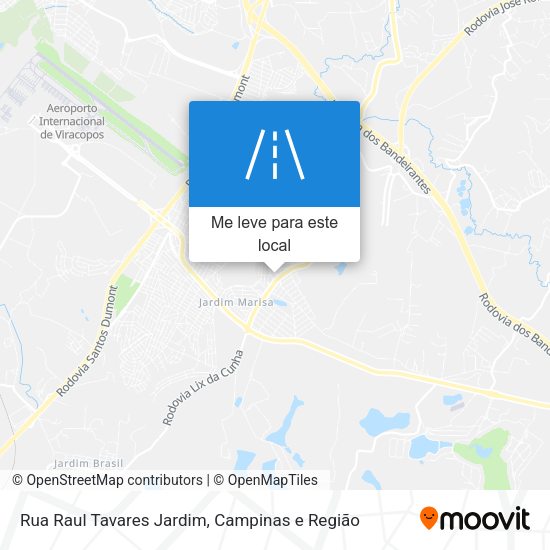 Rua Raul Tavares Jardim mapa