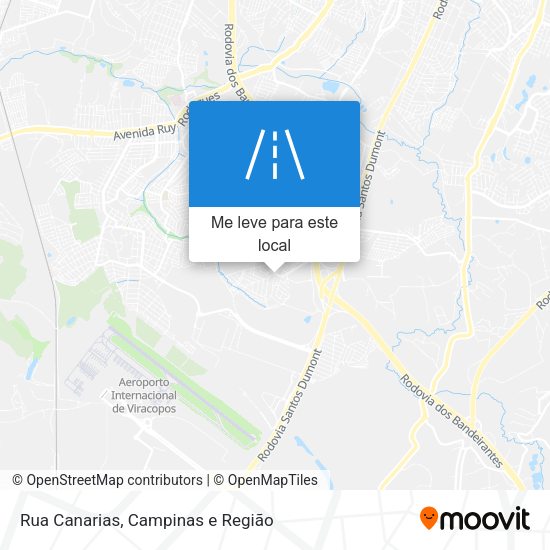 Rua Canarias mapa
