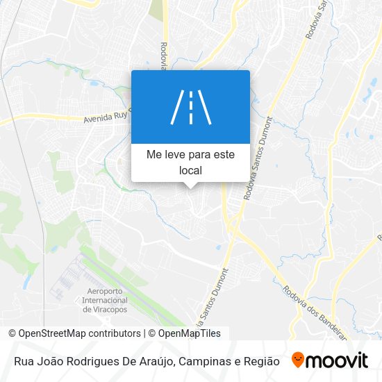 Rua João Rodrigues De Araújo mapa