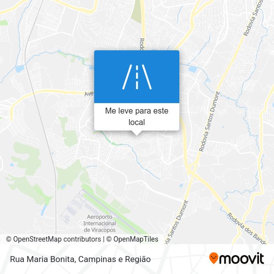 Rua Maria Bonita mapa