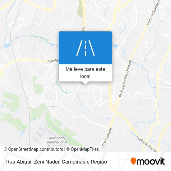 Rua Abigail Zeni Nader mapa