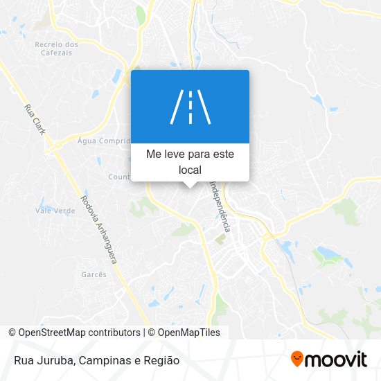 Rua Juruba mapa