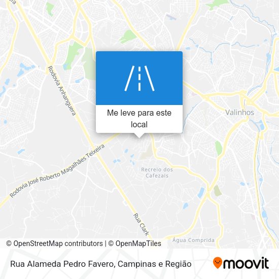 Rua Alameda Pedro Favero mapa
