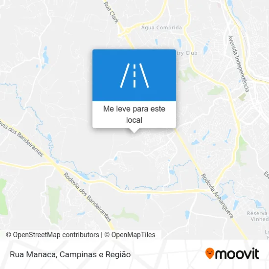 Rua Manaca mapa