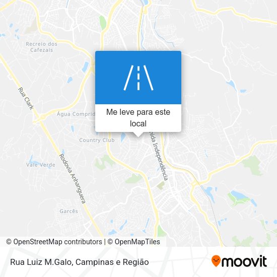 Rua Luiz M.Galo mapa