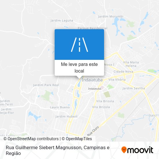 Rua Guilherme Siebert Magnusson mapa