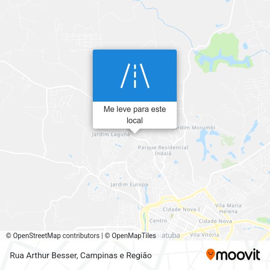 Rua Arthur Besser mapa