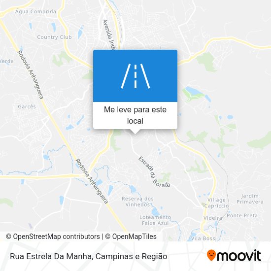 Rua Estrela Da Manha mapa