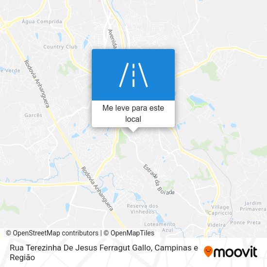 Rua Terezinha De Jesus Ferragut Gallo mapa