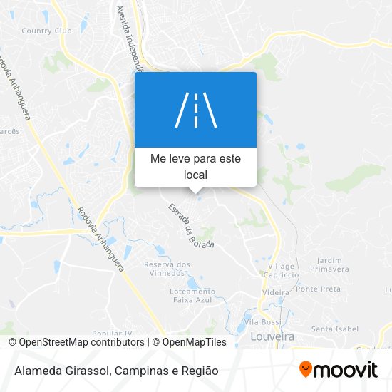Alameda Girassol mapa