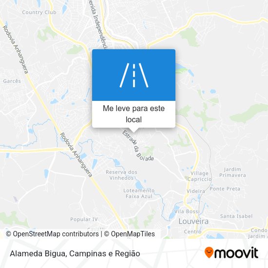 Alameda Bigua mapa