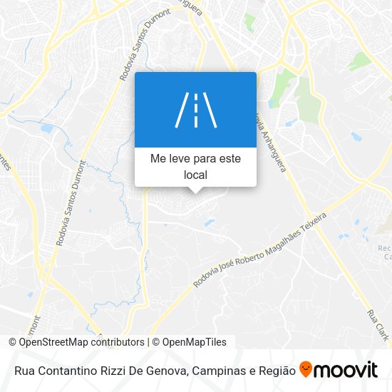 Rua Contantino Rizzi De Genova mapa