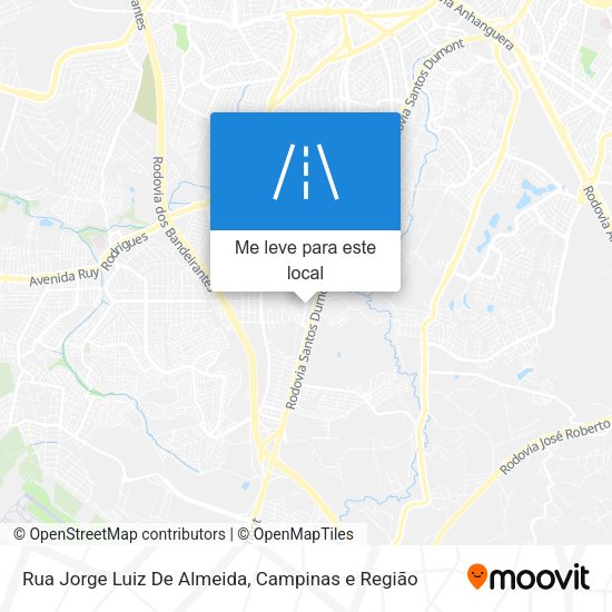 Rua Jorge Luiz De Almeida mapa