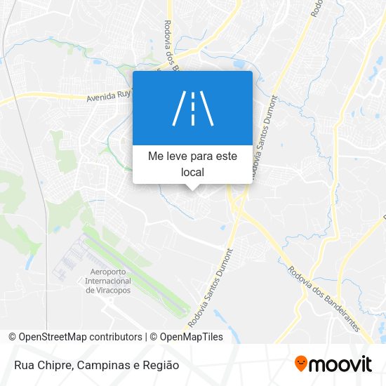 Rua Chipre mapa