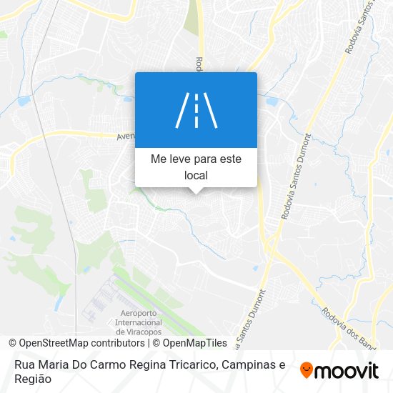 Rua Maria Do Carmo Regina Tricarico mapa