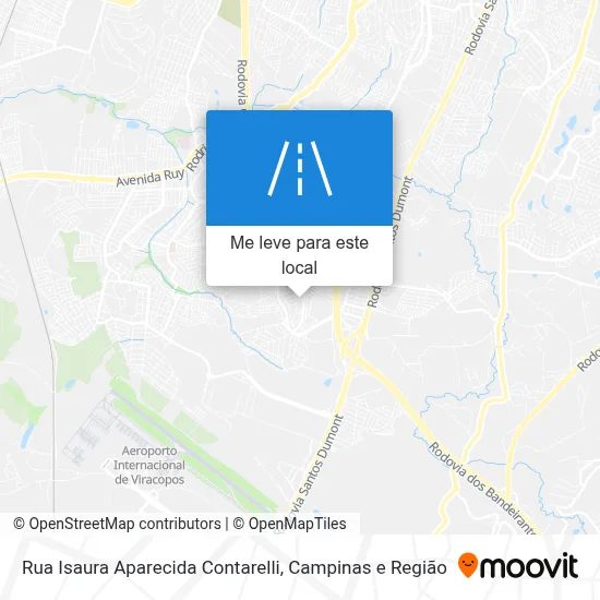 Rua Isaura Aparecida Contarelli mapa