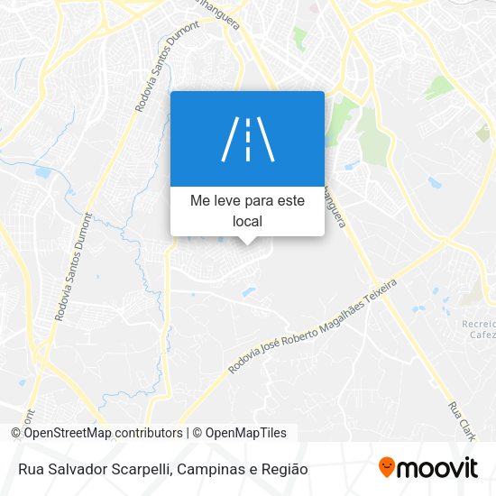 Rua Salvador Scarpelli mapa