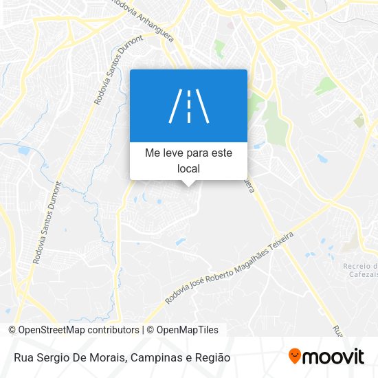 Rua Sergio De Morais mapa