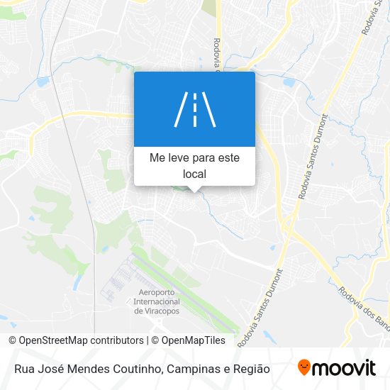 Rua José Mendes Coutinho mapa