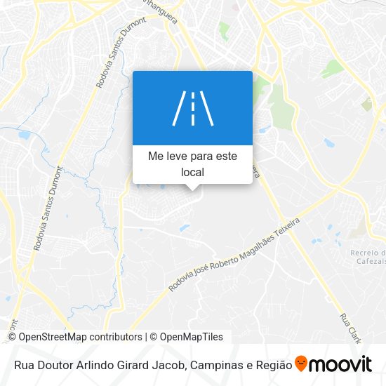 Rua Doutor Arlindo Girard Jacob mapa