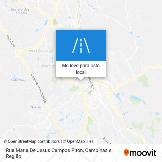 Rua Maria De Jesus Campos Piton mapa