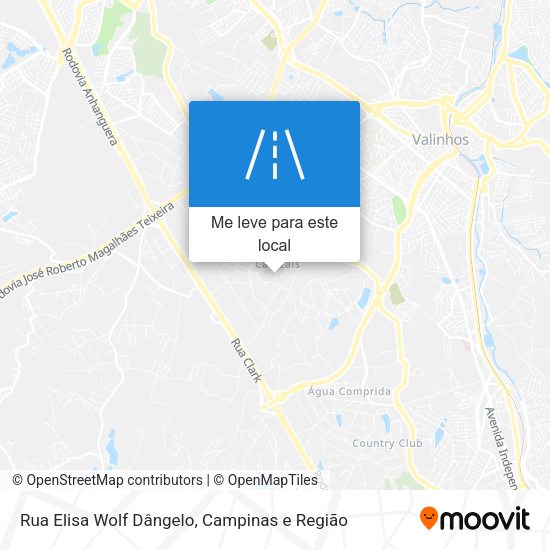Rua Elisa Wolf Dângelo mapa