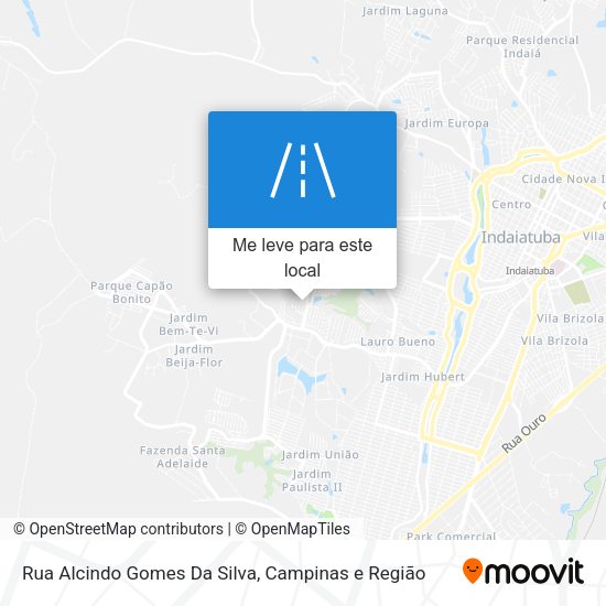 Rua Alcindo Gomes Da Silva mapa