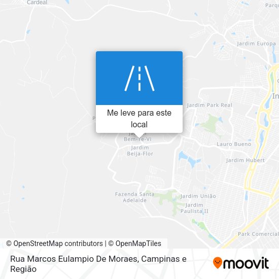 Rua Marcos Eulampio De Moraes mapa