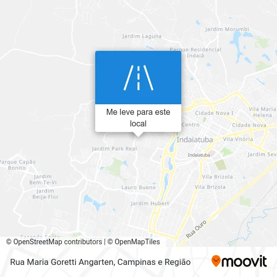 Rua Maria Goretti Angarten mapa