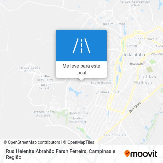 Rua Helenita Abrahão Farah Ferreira mapa