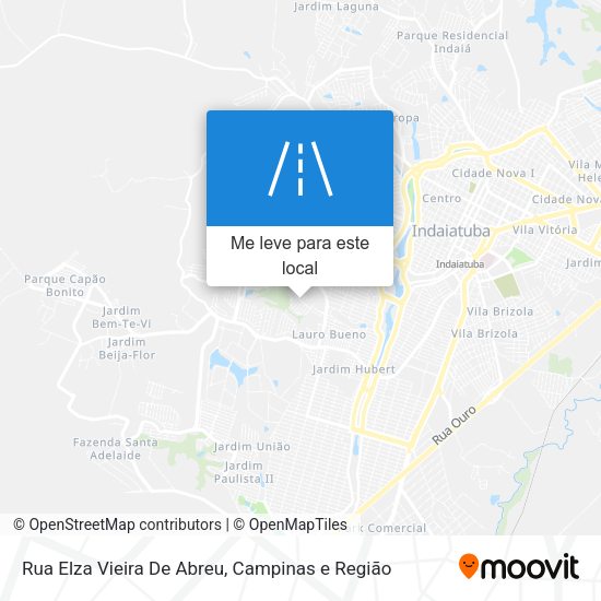 Rua Elza Vieira De Abreu mapa