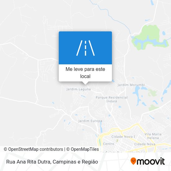 Rua Ana Rita Dutra mapa