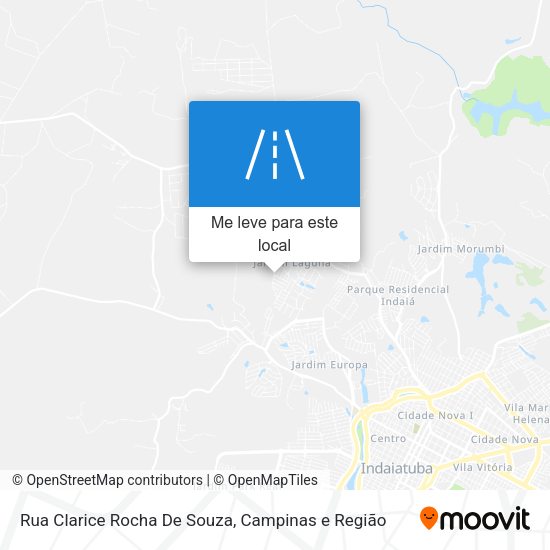 Rua Clarice Rocha De Souza mapa