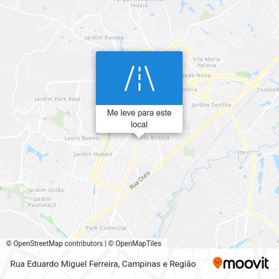 Rua Eduardo Miguel Ferreira mapa