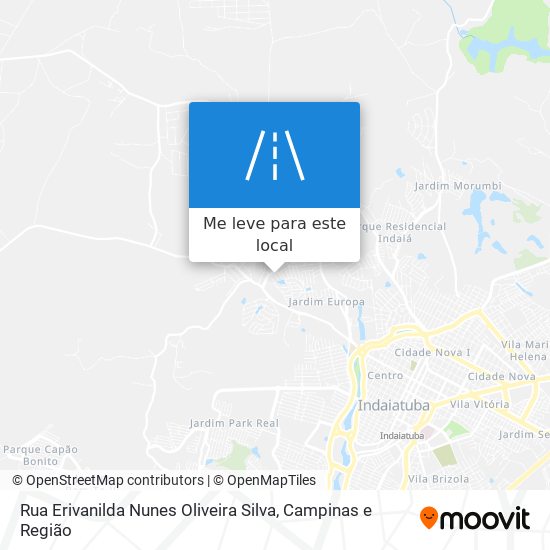 Rua Erivanilda Nunes Oliveira Silva mapa