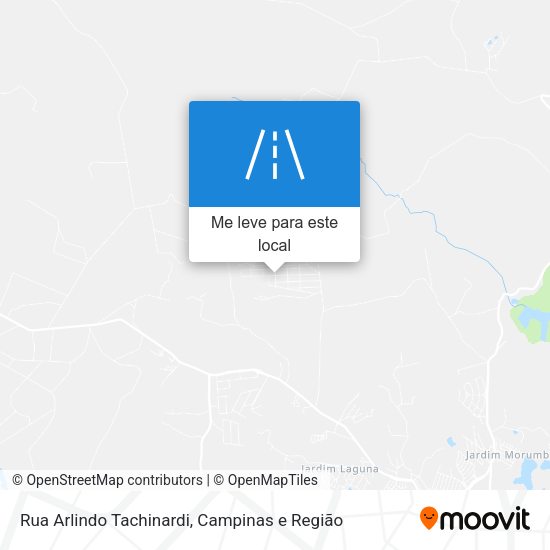 Rua Arlindo Tachinardi mapa