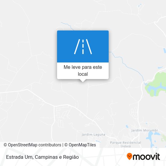 Estrada Um mapa