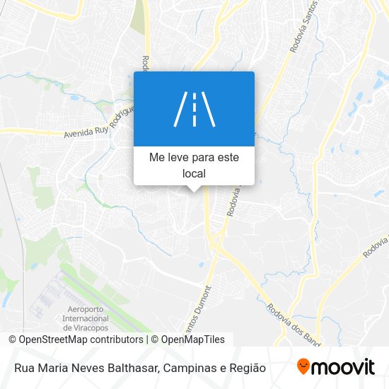Rua Maria Neves Balthasar mapa