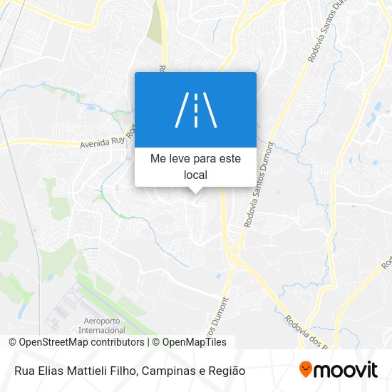 Rua Elias Mattieli Filho mapa